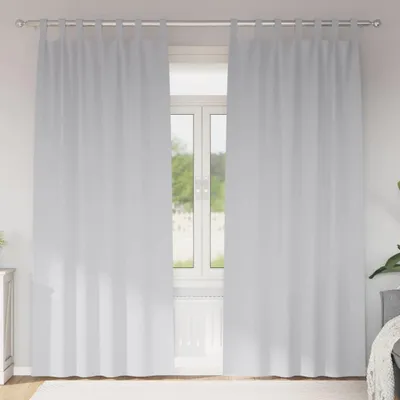 Produktbild von Verdunkelungs-Vorhänge mit Ringen 2 pcs Helles Grau