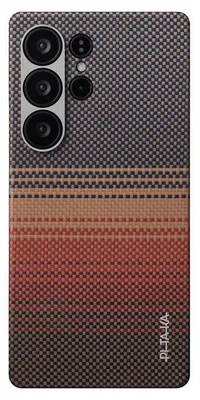 Immagine prodotto di Pitaka Custodia tattile intrecciata, Sunset - Samsung Galaxy S25 Ultra