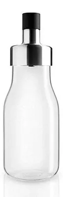 Dressingshaker 250 ml aus Glas, Edelstahl und Silikon, kegelförmig