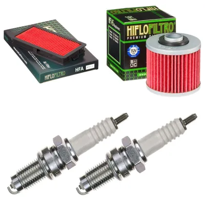 Image de Kit d'entretien pour Yamaha TRX 850 1996-1999 : filtre à air, filtre à huile, bougies d'allumage de Pamoto - Neuf