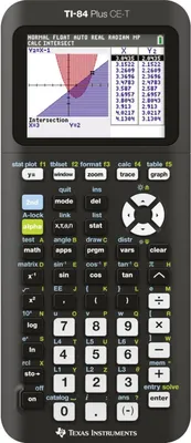 Produktbild von Texas Instruments TI-84 Plus, Grafikrechner, Flash, Akku, Schwarz