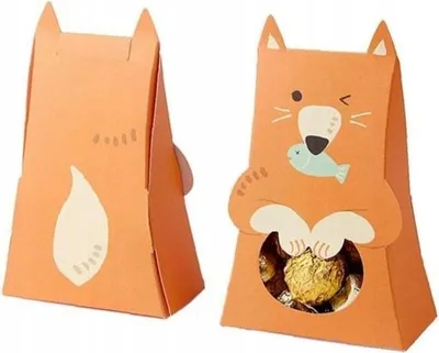 Produktbild von Dekorative Geschenkbox ECARLA in Fuchsform, 10 x 5 x 16,5 cm, OPO42POM