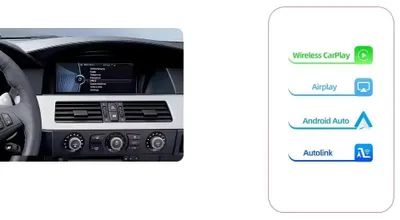 Produktbild von Drahtloses CarPlay Android Auto, Erweitertes Screen Mirroring, OEM Steuerungserhaltung, CIC-System