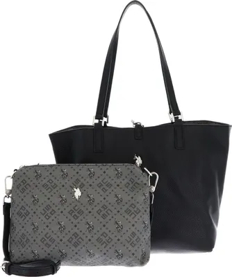 Zdjęcie produktu dla U.S. POLO ASSN. Torba na ramię Shopper Bag Malibu czarny czarny