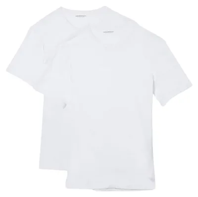 Produktbild von EMPORIO ARMANI 2er Pack Herren O-Ausschnitt T-Shirts Rundhals Weiß/White M