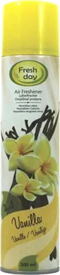 Image de Fresh Day 300ml désodorisant vanille parfum d'ambiance appartement chambre boîte
