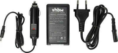 Produktbild von vhbw Ladegerät kompatibel mit Panasonic HC-X900M, HC-X900, HC-X909, HC-X800 Kamera - Ladeschale, Kfz-Adapter Ladeanzeige