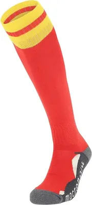 Produktbild von Macron Azlon Stutzenstrumpf - Rot / Gelb  | Größe: 35/38