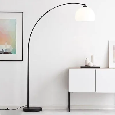 Immagine prodotto di Lampada da terra orientabile Ø 30 cm con interruttore a pedale - metallo/plastica.