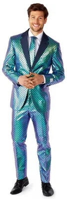 Produktbild von Fancy Fish Kostüm Anzug - für Karneval Halloween Größe: 48