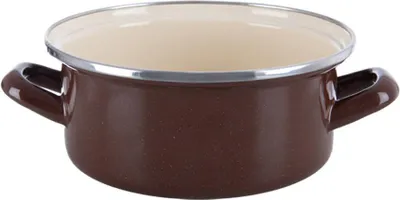 Obrázek produktu pro HNĚDÝ smaltovaný hrnec 18,5 cm, 1,6 l