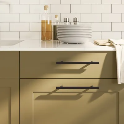 Produktbild von Möbel Möbelgriffe 20 Stk. Schwarz 160 mm Edelstahl - Schrankgriffe &20607