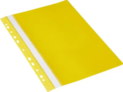 Image de DONAU 1704001-11 Dossier de classement rapide - A4, multiperforation, PVC, jaune