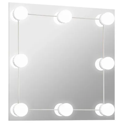 Immagine prodotto di Specchio a parete con illuminazione LED Vetro quadrato