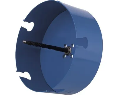 Obrázok produktu pre wolfcraft GmbH 5961000, Samostarný, Vŕtačka, Tehla, Sadrokartón, Plast, Pórobetón, Kameň, Kachlička, Drevo, Modrá, karbid volfrámu – špička, Šesťhranná hlavica