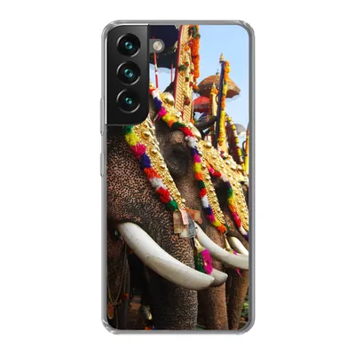 Produktbild von MuchoWow® Handyhülle Schutzhülle Hülle für Samsung Galaxy S22 Elefant - Parade - Tiere Silikon Softcase Handy Hülle - Mobiltelefonhülle