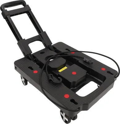 Image de Chariot à roulettes plat pliable plateforme d'utilité multifonctionnelle Dolly pour le shopping