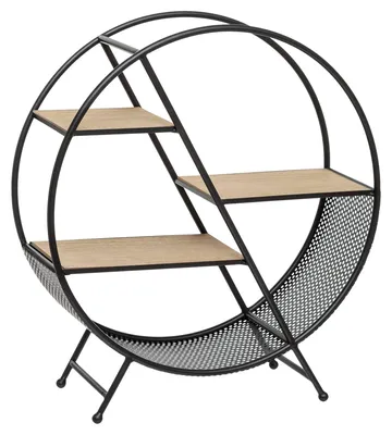 Produktbild von Timeo rundes Metall-Standregal