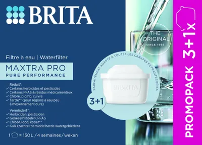 Productafbeelding van Brita Waterfilterpatroon Maxtra Pro Pure Performance 3+1 (4 stuks)