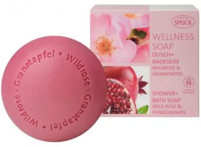 Productafbeelding van Speick Wellness Zeep Wilde Roos &Granaatappel (200 gr)