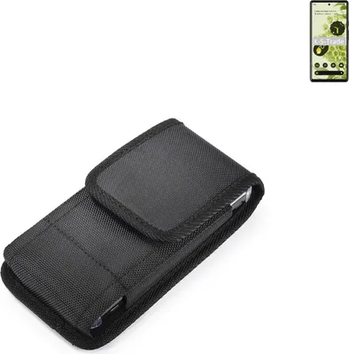 Produktbild von Holster Gürteltasche kompatibel mit Google Pixel 6 Holster Gürtel Tasche wasserabweisend Handy Hülle Schutz Hülle Outdoor schwarz K-S-Trade