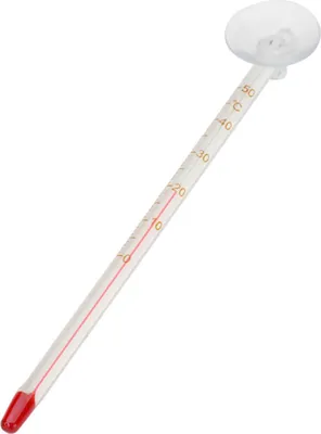 Productafbeelding van Aqua D'ella Glas Thermometer met zuignap 14,5cm