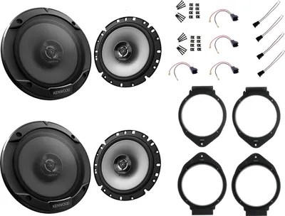 Produktbild von Kenwood Lautsprecher Set für Opel Insignia Baujahr 2008 – 2021  Tür Vorne und hinten 600 Watt
