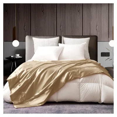 Produktbild von Satin-Decke 150x200 cm in Beige