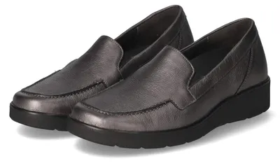 Immagine prodotto di Semler, pantofole da donna, color grigio, in pelle liscia, taglia: 44
