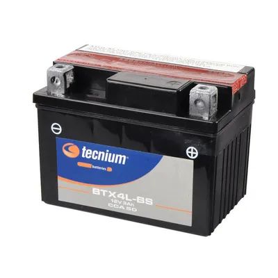 Image de TECNIUM Batterie sans entretien avec pack d'acide - BTX4L-BS