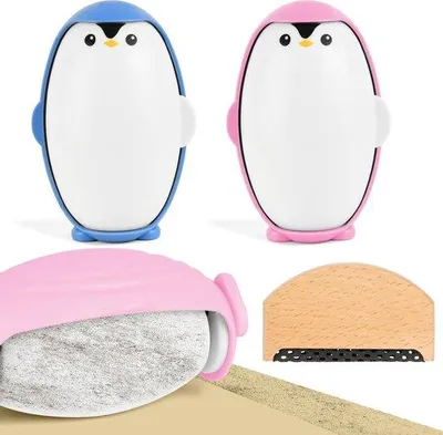 Immagine prodotto di Set di rulli adesivi riutilizzabili e lavabili - Rulli adesivi portatili per animali domestici - Da viaggio - Blu e rosa - Rimuove peli di animali, pelucchi dai vestiti, dai divani e la polvere