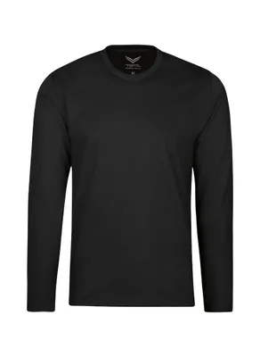 Produktbild von TRIGEMA Langarmshirt aus 100% Baumwolle Herren 636501 schwarz 5XL