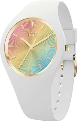 Image de Montre analogique Ice Watch « Ice Champagne - White Rainbow » pour femme (moyenne) 025350