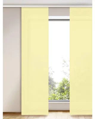 Produktbild von Flächenvorhang „Filip“: Farbe: Gelb Größe (HxB): 245x60cm