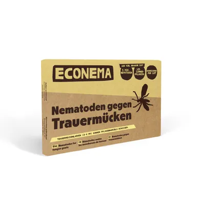 Produktbild von Nematoden gegen Trauermücken – 500 m² – Kleine schwarze Fliegen an Zimmerpflanzen bekämpfen