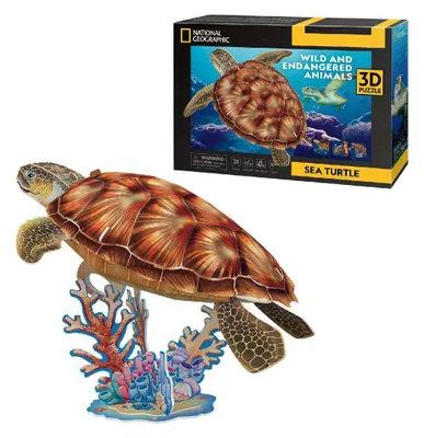 Produktbild von CubicFun Meeresschildkröte – 3D-Puzzle – National Geographic