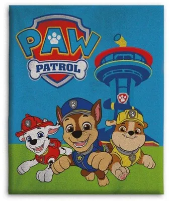 Produktbild von Unyqoos® Paw Patrol Fleecedecke – Kinder-Fleecedecke aus Flanell, 110 x 150 cm