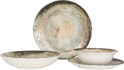 Zdjęcie produktu dla Zestaw naczyń Rinart (średni) - Obvara - 24 części - 6 osób - porcelana