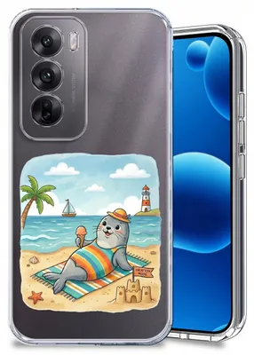 Zdjęcie produktu dla Etui Do Oppo Reno 12 Pro 5G Wzory Lato Summer Letnie Clear Case