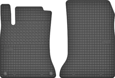 Zdjęcie produktu dla Dywaniki gumowe przednie do Mercedes-Benz / Infiniti A Klasa W176 / B klasa W246 / CLA C117 / GLA X156 / Q30 2012-2018 / 2011-2017 / 2013-2019 / 2013-2018 / 2016-2019 – 2 szt., czarne, dopasowane