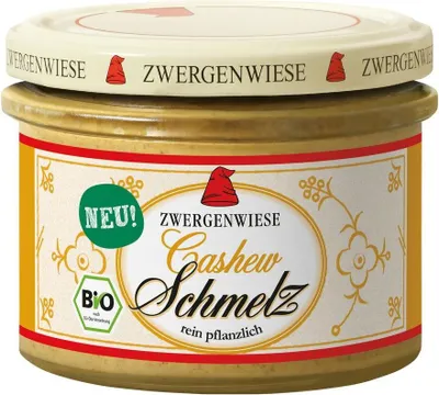 SMALCZYK WEGAŃSKI Z ORZECHÓW NERKOWCA BIO 160 g - ZWERGENWIESE