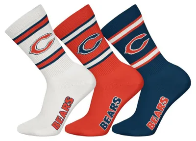 Produktbild von NFL Huddle 3pk Crew Socks 39/42 Chicago Bears Fanzone Artikel