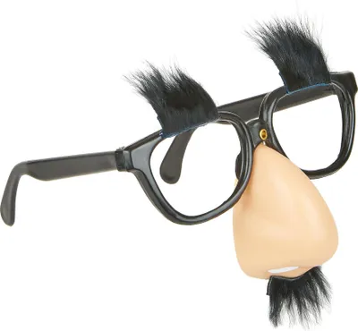Immagine prodotto di Occhiali per barba e sopracciglia nero-beige - Taglia unica