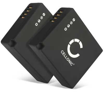 Image de CELLONIC 2x Batterie pour Appareil photo Compatible avec Panasonic Lumix DMC-LX100, Lumix DC-LX100 II, Lumix DC-GX9, DMW-BLG10 - (730mAh, 7.4V)