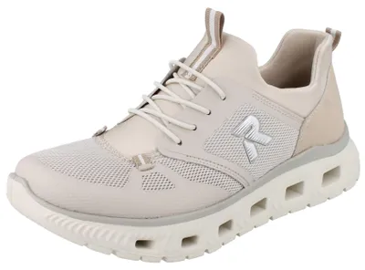 Obrázok produktu pre Dámske tenisky Rieker slip-on s ultraľahkou podrážkou a stielkou MemoSoft M6078, veľkosť:39 EU, farba:Beige