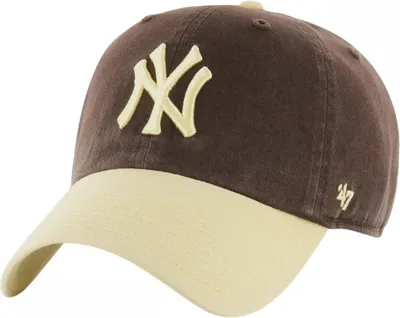 Immagine prodotto di '47 Brand Cap MLB New York Yankees Two Tone '47 CLEAN UP Brown (BWA)