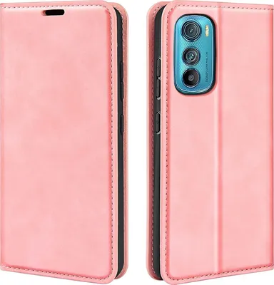 Produktbild von Mobigear Retro Slim  Motorola Edge 30 Hülle Klapphülle Geldbörse - Pink
