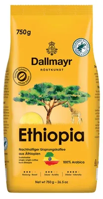 Zdjęcie produktu dla Dallmayr Etiopia cała fasola 750g