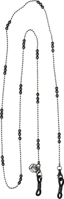 Produktbild von PH-Eyestrap82 Brillenkette Schwarz aus Metall, Uni, für Brillen & Sonnenbrillen