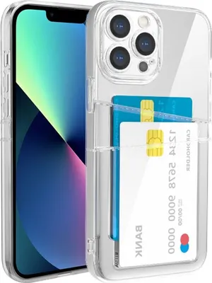 Produktbild von König Design Hülle kompatibel mit Apple iPhone 13 Kunststoff Soft Handyhülle - Handy Case Transparent